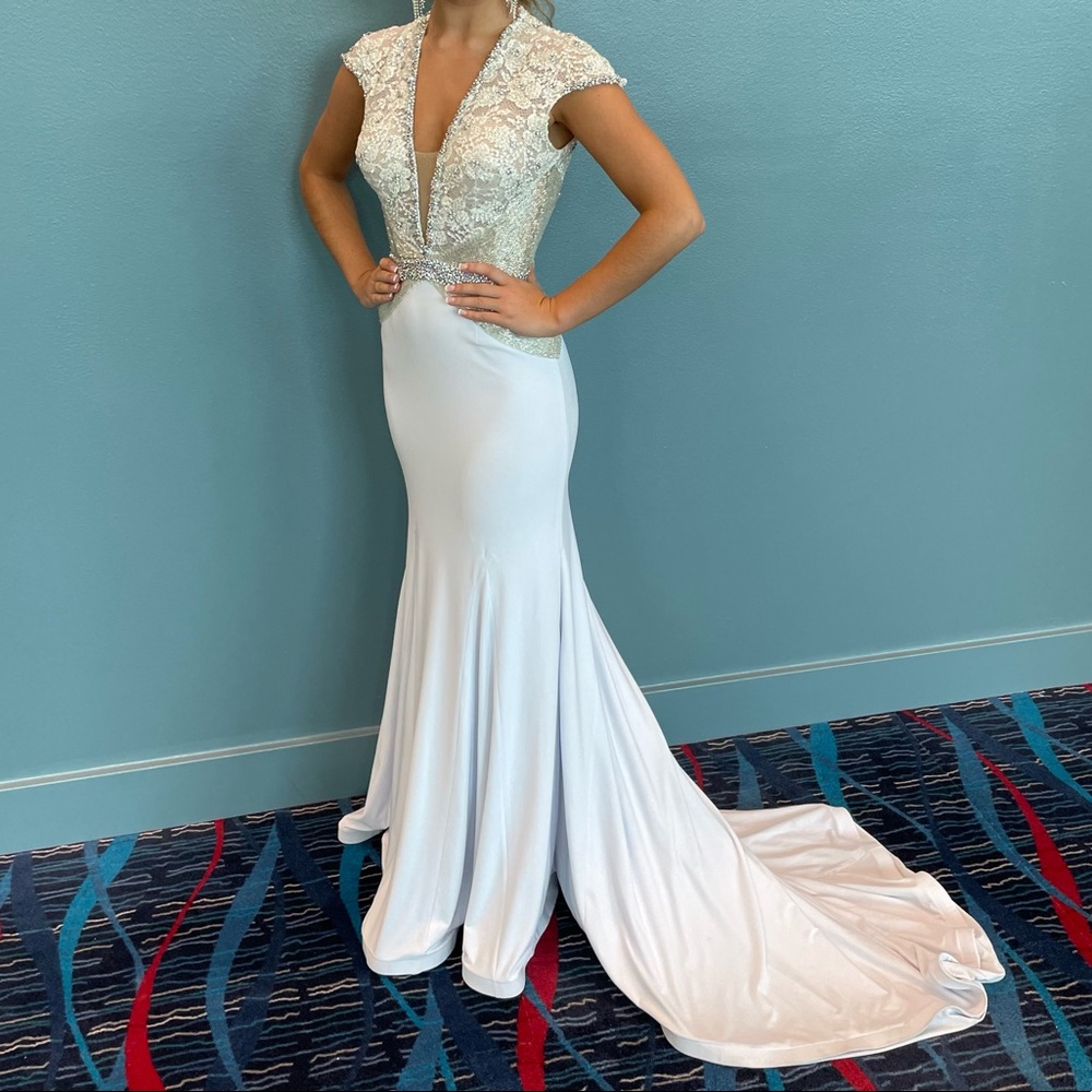 White Sherri Hill couture
